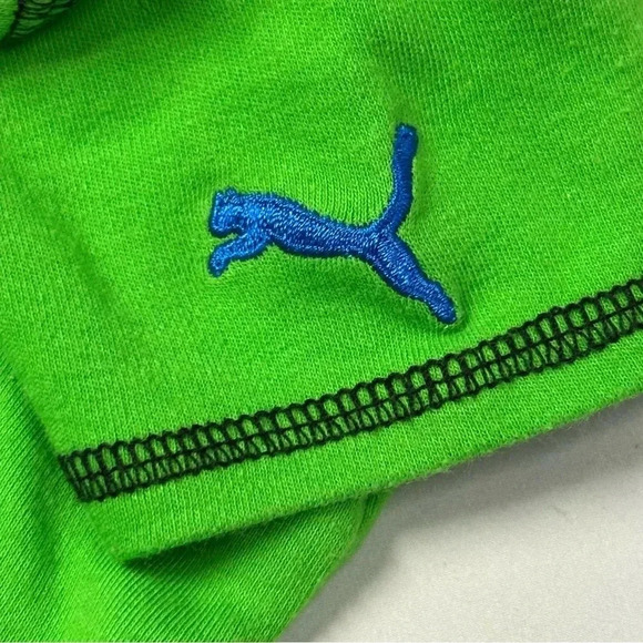 Puma - LIKE NEW - short sleeve one piece bodysuit/onesie top/shirt. Size 3-6 mo - Picture 3 of 4